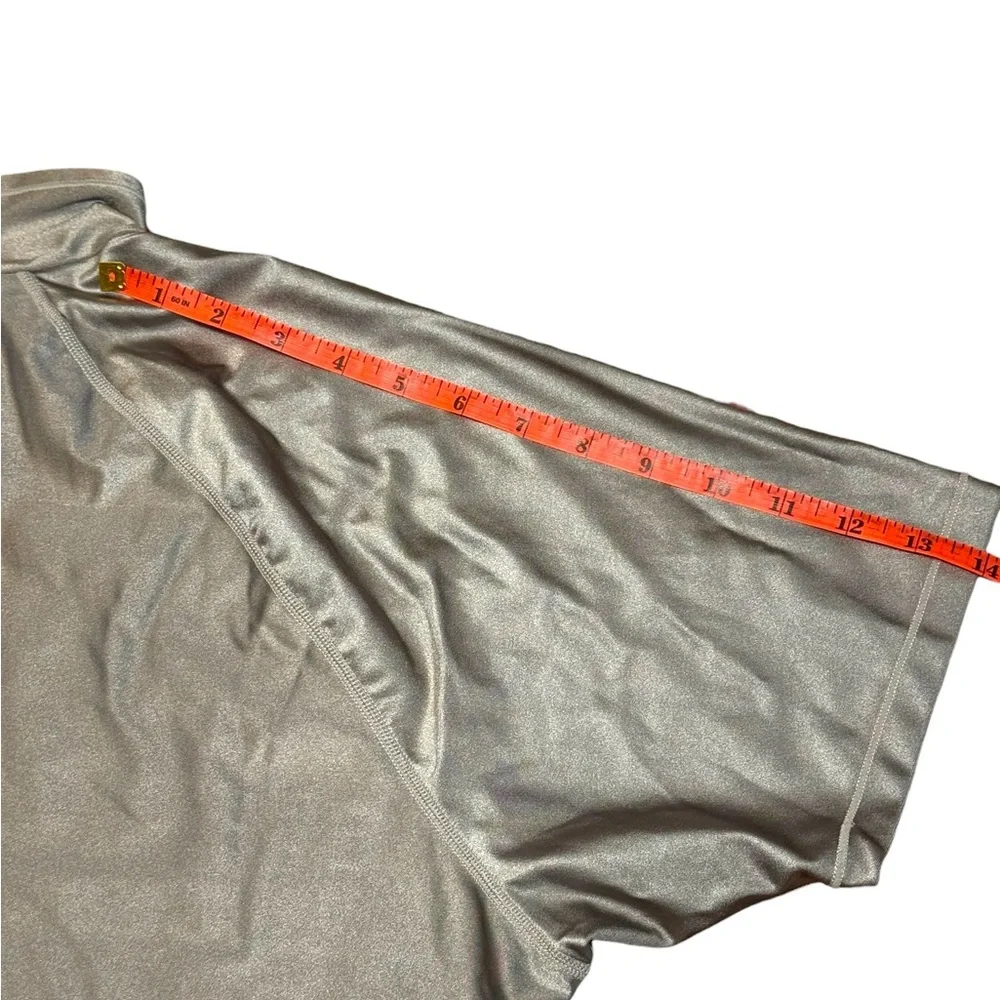 NWT SKIMS Women's Shine Swim T-Shirt in Smoke |‎ Sz 4X Plus Size